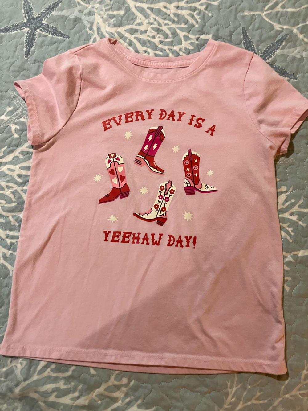 Cat & Jack girls medium size (8) short sleeve Tee Shirts - Picture 2 of 16